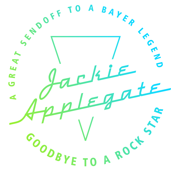 Jackie Applegate - A Great Sendoff to a Bayer Legend - Goodbye to a Rock Star